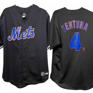 Vtg Majestic NY Mets Robin Ventura Jersey XL